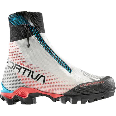 (取寄) スポルティバ レディース エクイリビウム スピード Gtx マウンテニアリング ブーツ - ウィメンズ La Sportiva women Aequilibrium Speed GTX Mountaineering Boot - Women's White/Hibiscus