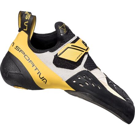(取寄) スポルティバ ソリューション クライミング シューズ La Sportiva Solution Climbing Shoe White/Yellow