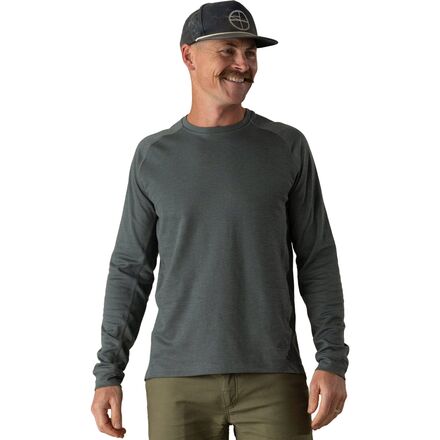 (取寄) リブシン メンズ キーストーン ロング-スローブ シャツ - メンズ Livsn men Keystone Long-Sleeve Shirt - Men's Charcoal｜ジェットラグ店