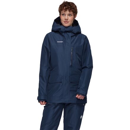 (取寄) マムート レディース フォール ライン HS サーモ フーデット ジャケット - ウィメンズ Mammut women Fall Line HS Thermo Hooded Jacket - Women's Marine