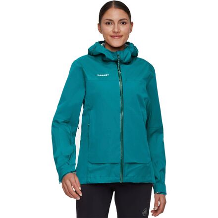 (取寄) マムート レディース デュカン ガイド HS フーデット ジャケット - ウィメンズ Mammut women Ducan Guide HS Hooded Jacket - Women's Deep Teal|ジェットラグ店