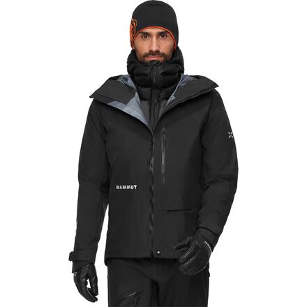 (取寄) マムート メンズ アイガー ノードワント アドバンス HS フーデット ジャケット - メンズ Mammut men Eiger Nordwand Advanced HS Hooded Jacket - Men's Black