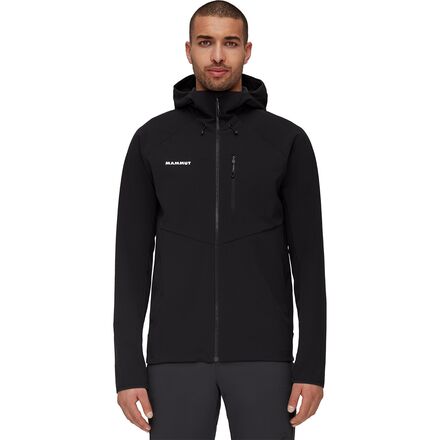 (取寄) マムート メンズ アルティメット コンフォート ソー フーデット ジャケット - メンズ Mammut men Ultimate Comfort SO Hooded Jacket - Men's Black｜ジェットラグ店