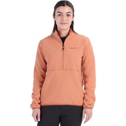 (取寄) マーモット レディース ロックリン 1/2 ジップ - ウィメンズ Marmot women Rocklin 1/2 Zip - Women's Sunburn|ジェットラグ店