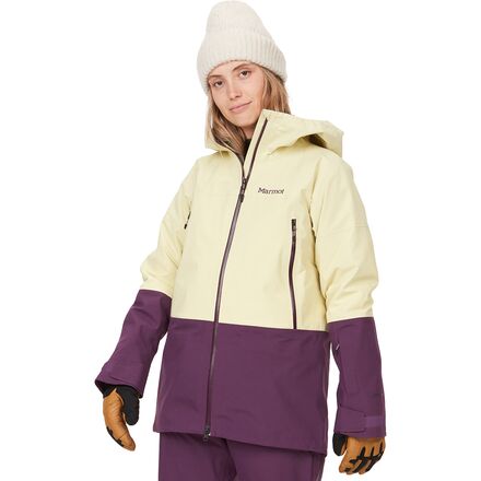 (取寄) マーモット レディース オリオン ゴア-テックス ジャケット - ウィメンズ Marmot women Orion GORE-TEX Jacket - Women's Wheat/Purple Fig｜ジェットラグ店