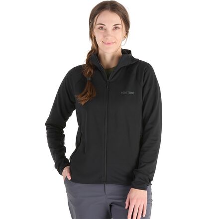 (取寄) マーモット レディース ルコント フリース ブーディ - ウィメンズ Marmot women Leconte Fleece Hoodie - Women's Black｜ジェットラグ店