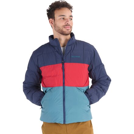 (取寄) マーモット メンズ アレス ダウン ジャケット - メンズ Marmot men Ares Down Jacket - Men's Arctic Navy/Team Red/Moon River 24,171円