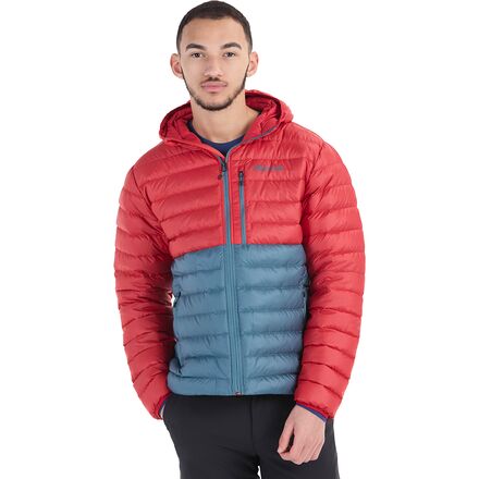(取寄) マーモット メンズ ハイランダー ダウン フーデット ジャケット - メンズ Marmot men Highlander Down Hooded Jacket - Men's Team Red/Moon River