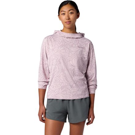 (取寄) マーモット レディース ブーディ - ウィメンズ Marmot women AirExchange SolarShield Hoodie - Women's Dust Twirl｜ジェットラグ店
