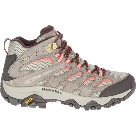 (取寄) メレル レディース モアブ 3 ミッド ウォータープルーフ ハイキング ブーツ - ワイド - ウィメンズ Merrell women Moab 3 Mid Waterproof Hiking Boot - Wide - Women's Bungee Cord