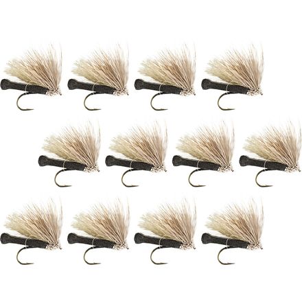 (取寄) モンタナフライカンパニー フリムスキーズ フラッタリング フォーム カディス - 12-パック Montana Fly Company Furimsky's Fluttering Foam Caddis - 12-Pack Black