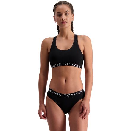 (取寄) モンスロイヤル レディース シェラ スポーツ ブラ - ウィメンズ Mons Royale women Sierra Sports Bra - Women's Black II