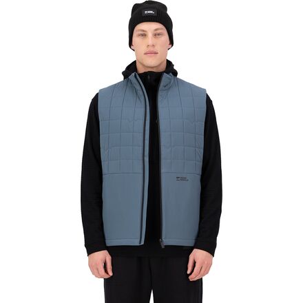 (取寄) モンスロイヤル メンズ キャニオン メリノ インサレーテッド ベスト - メンズ Mons Royale men Canyon Merino Insulated Vest - Men's Goblin Blue