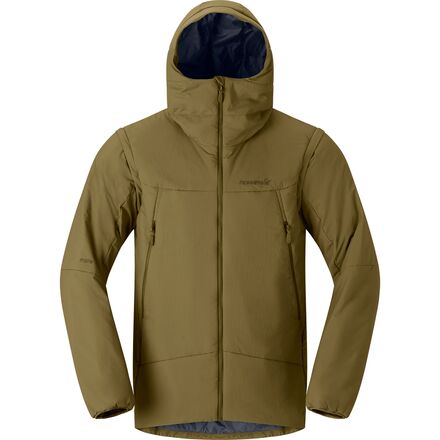 (取寄) ノローナ メンズ モア サーモ60 ジャケット - メンズ Norrona men More Thermo60 Aero200 Jacket - Men's Dark Olive|ジェットラグ店