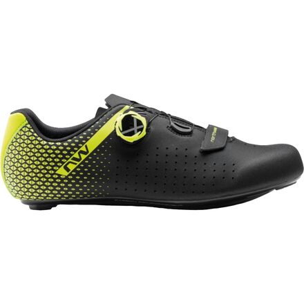 (取寄) ノースウェーブ メンズ コア プラス 2 サイクリング シューズ - メンズ Northwave men Core Plus 2 Cycling Shoe - Men's Black/Yellow Fluo|ジェットラグ店