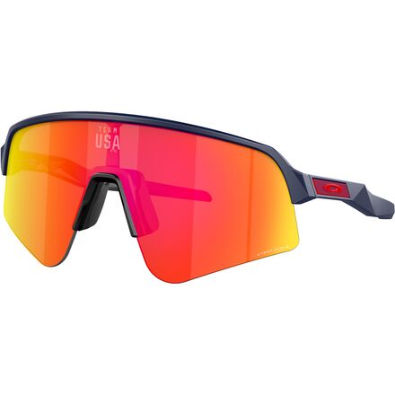 (取寄) オークリー スートロ ライト スウィープ プリズム サングラス Oakley Sutro Lite Sweep Prizm Sunglasses Team Usa Matte Navy/Prizm Ruby｜ジェットラグ店