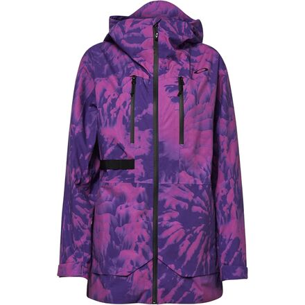 (取寄) オークリー レディース ユノ シェル ジャケット - 2023 - ウィメンズ Oakley women Juno Shell Jacket - 2023 - Women's Purple Mountain Td Print