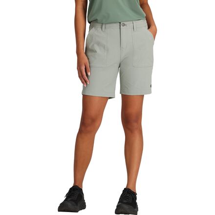 (取寄) アウトドア リサーチ レディース フェロッシー 7インチ ショート - ウィメンズ Outdoor Research women Ferrosi 7in Short - Women's Light Pewter｜ジェットラグ店