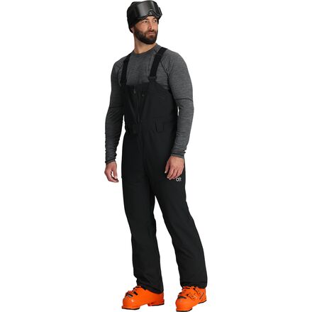 (取寄) アウトドア リサーチ メンズ スノースクリュー ビブ パンツ - メンズ Outdoor Research men Snowcrew Bib Pant - Men's Solid Black