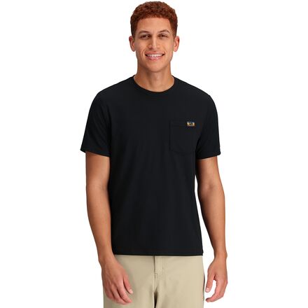 (取寄) アウトドア リサーチ メンズ エッセンシャル ポケット T-シャツ - メンズ Outdoor Research men Essential Pocket T-Shirt - Men's Black