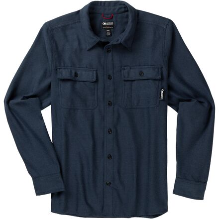 (取寄) アウトドア リサーチ メンズ フィードバック フランネル ツイル シャツ - メンズ Outdoor Research men Feedback Flannel Twill Shirt - Men's Dark Navy｜ジェットラグ店