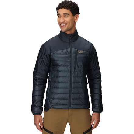(取寄) アウトドア リサーチ メンズ ヘリウム ダウン ジャケット - メンズ Outdoor Research men Helium Down Jacket - Men's Atlantic