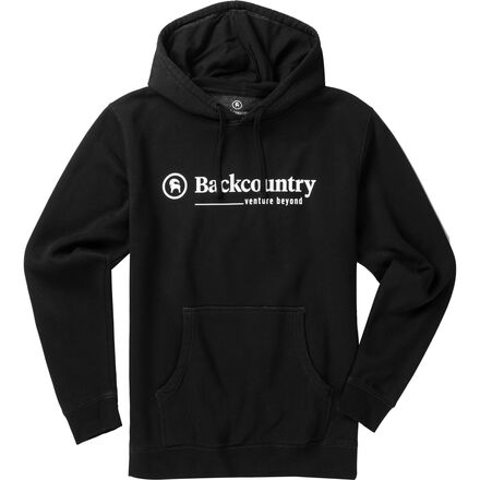 (取寄) バックカントリー ロゴ ベンチャー ビヨンド ブーディ Backcountry Logo Venture Beyond Hoodie Black｜ジェットラグ店