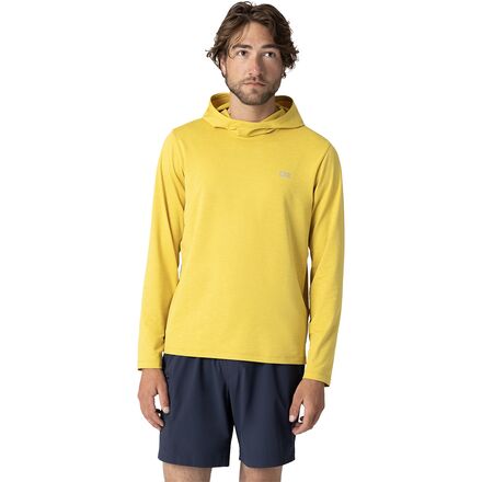 (取寄) アウトドア リサーチ メンズ アクティブアイス スペクトラム サン ブーディ - メンズ Outdoor Research men ActiveIce Spectrum Sun Hoodie - Men's Amber Heather