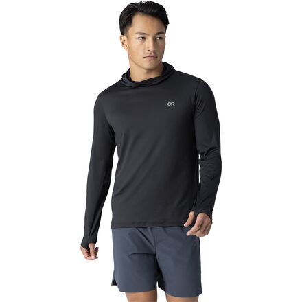 (取寄) アウトドア リサーチ メンズ アクティブアイス スペクトラム サン ブーディ - メンズ Outdoor Research men ActiveIce Spectrum Sun Hoodie - Men's Black