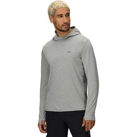 (取寄) アウトドア リサーチ メンズ アクティブアイス スペクトラム サン ブーディ - メンズ Outdoor Research men ActiveIce Spectrum Sun Hoodie - Men's Grey Heather