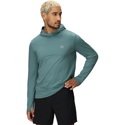 (取寄) アウトドア リサーチ メンズ アクティブアイス スペクトラム サン ブーディ - メンズ Outdoor Research men ActiveIce Spectrum Sun Hoodie - Men's Neptune|ジェットラグ店