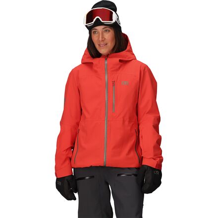 (取寄) アウトドア リサーチ レディース クラウドチェイサー 3l ジャケット - ウィメンズ Outdoor Research women Cloudchaser 3L Jacket - Women's Lingonberry｜ジェットラグ店