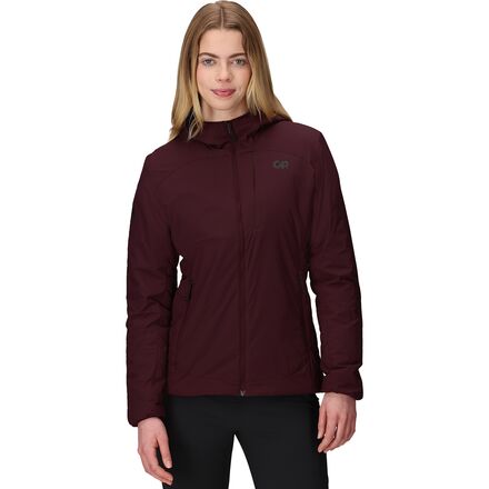 (取寄) アウトドア リサーチ レディース ヴェスパー インサレーテッド フーデット ジャケット - ウィメンズ Outdoor Research women Vesper Insulated Hooded Jacket - Women's Winterberry｜ジェットラグ店