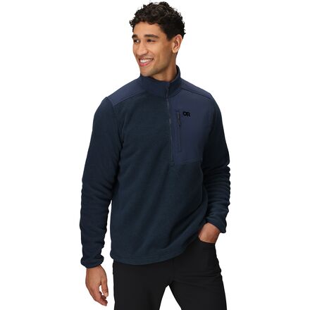 (取寄) アウトドア リサーチ メンズ ポーラテック 200 1/2-ジップ プルオーバー - メンズ Outdoor Research men Polartec 200 1/2-Zip Pullover - Men's Dark Navy Heather