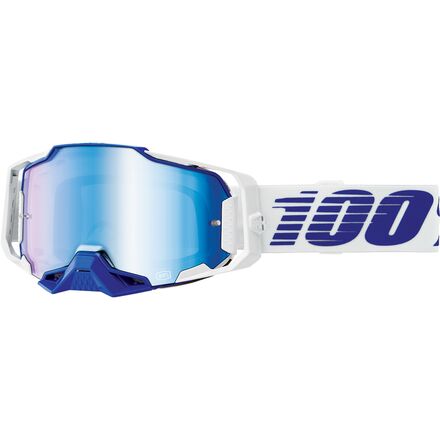 (取寄) 100% アルメガ ゴーグルズ 100% Armega Goggles Blue/Mirror Blue Lens