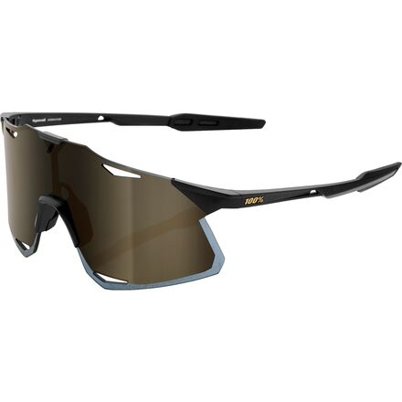 (取寄) 100% ハイパークラフト サングラス 100% HyperCraft Sunglasses Matte Black/Soft Gold Mirror 29,380円