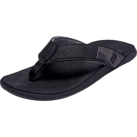 (取寄) オルカイ メンズ トゥアヒネ フリップ フロップ - メンズ Olukai men Tuahine Flip Flop - Men's Black/Black｜ジェットラグ店