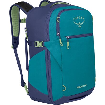 (取寄) オスプレーパック デイライト キャリーオン 35L トラベル パック Osprey Packs Daylite Carry-On 35L Travel Pack Blue Spikemoss/Alkaline