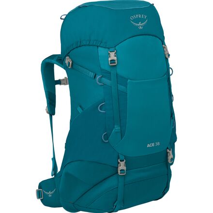 (取寄) オスプレーパック キッズ エース 38L バックパック - キッズ Osprey Packs kids Ace 38L Backpack - Kids' Blue Spikemoss/Deep Peyto｜ジェットラグ店 37,011円