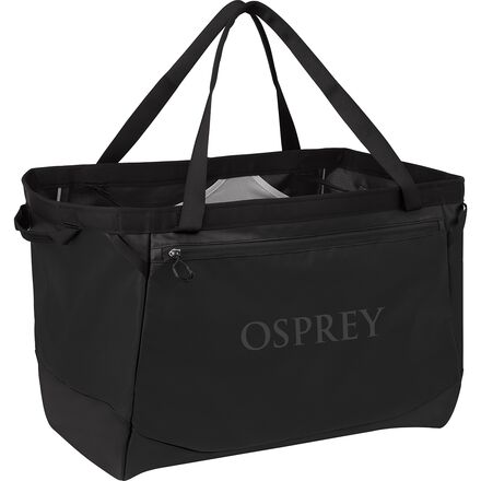 (取寄) オスプレーパック トランスポーター 60L ギア トート バッグ Osprey Packs Transporter 60L Gear Tote Bag Raven Black/Black｜ジェットラグ店