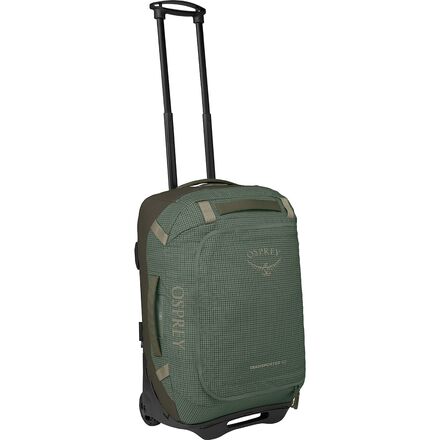 (取寄) オスプレーパック トランスポーター ホイールド 40L ダッフル バッグ Osprey Packs Transporter Wheeled 40L Duffel Bag Pine Leaf/Earl Grey
