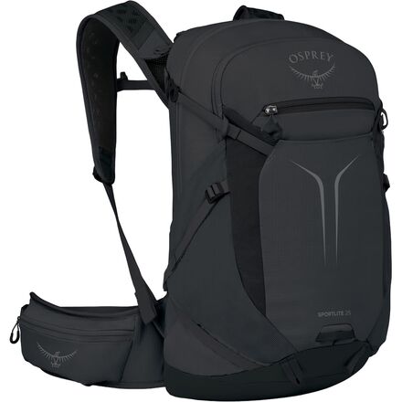 (取寄) オスプレーパック スポーツライト 25L パック エクステンデット フィット Osprey Packs Sportlite 25L Pack Extended Fit Raven Black