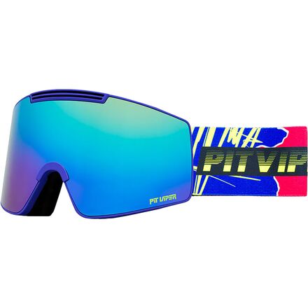 (取寄) ピットバイパー ザ ゴーグル Pit Viper The Proform Goggle The Long Track/Blue-Purple/Climax