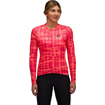 (取寄) パールイズミ レディース アタック ロング-スローブ ジャージ - ウィメンズ PEARL iZUMi women Attack Long-Sleeve Jersey - Women's Fiery Coral Immerse