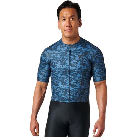 (取寄) パールイズミ メンズ アタック ショートスリーブ ジャージ - メンズ PEARL iZUMi men Attack Short-Sleeve Jersey - Men's Dark Slate Waverock
