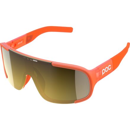 (取寄) POC アスパイヤー サングラス POC Aspire Sunglasses Fluo. Orange Translucent/Clarity Road/Partly Sunny Gold