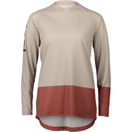 (取寄) POC レディース MTB ピュア ロング-スローブ ジャージ - ウィメンズ POC women MTB Pure Long-Sleeve Jersey - Women's Light Sandstone Beige/Himalayan Salt