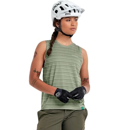 (取寄) ペパーミントサイクリング レディース トレイル タンク - ウィメンズ Peppermint Cycling women Trail Tank - Women's Stripe Rosemary