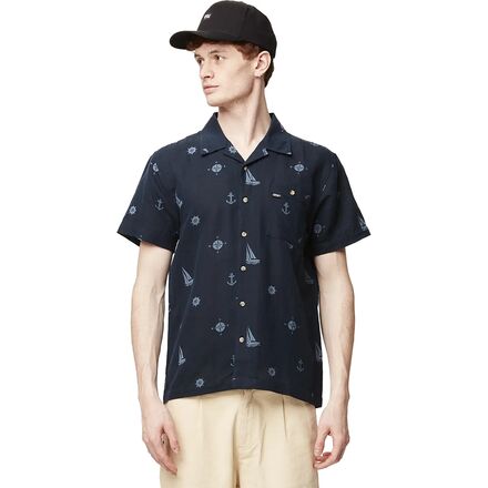 (取寄) ピクチャーオーガニック メンズ モカラ シャツ - メンズ Picture Organic men Mokara Shirt - Men's Sailor Print｜ジェットラグ店