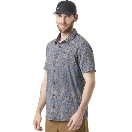 (取寄) ピクチャーオーガニック メンズ プリンテッド シャツ - メンズ Picture Organic men Klivox Printed Shirt - Men's Ancolie Print